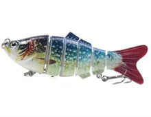 Load image into Gallery viewer, 10cm 16.5g Multi-section Lure With Ring Beads Simulation Luya Multi-section Lure Submerged Bionic 6-section Lure