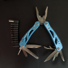 Load image into Gallery viewer, NEWACALOX Outdoor Multitool Pliers Repair Pocket Knife Fold Screwdriver set Hand Multi Tool Mini Folding Pocket Portable Fishing