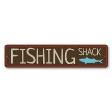 Load image into Gallery viewer, Fishing Shack Street Sign