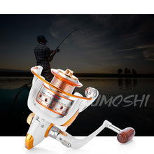 Load image into Gallery viewer, YUMOSHI 12 + 1BB Full Metal Fishing Spinning Reel With Exchangeable Arm Rocker