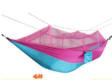 Load image into Gallery viewer, Ultralight Outdoor Camping Hunting Mosquito Net Parachute Hammock 2 Person Flyknit Hamaca Garden Hamak Hanging Bed Leisure Hamac
