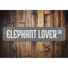 Load image into Gallery viewer, Elephant Lover Street Sign