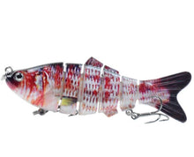 Load image into Gallery viewer, 10cm 16.5g Multi-section Lure With Ring Beads Simulation Luya Multi-section Lure Submerged Bionic 6-section Lure