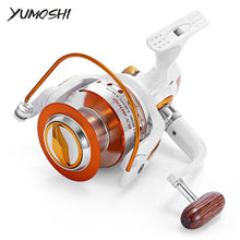 Load image into Gallery viewer, YUMOSHI 12 + 1BB Full Metal Fishing Spinning Reel With Exchangeable Arm Rocker