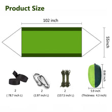 Load image into Gallery viewer, Ultralight Parachute Hammock Hunting Mosquito Net Double Person Sleeping Bed Drop-Shipping Outdoor Camping Portable Hammock