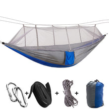 Load image into Gallery viewer, Ultralight Parachute Hammock Hunting Mosquito Net Double Person Sleeping Bed Drop-Shipping Outdoor Camping Portable Hammock