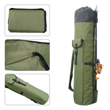 Load image into Gallery viewer, Fishing Portable Multifunction Nylon Fishing Bags Fishing Rod Bag Case Fishing Tackle Tools Storage Bag