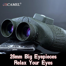 Load image into Gallery viewer, USCAMEL Military 10x50 HD Marine Binoculars Zoom Rangefinder Compass Telescope Eyepiece Waterproof Nitrogen Army Green