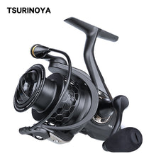 Load image into Gallery viewer, TSURINOYA NA 2000 3000 4000 5000 Spinning Fishing Reel Hot Sale 12KG Max Drag Power Fishing Reel Bass Pike Fishing Line Spool