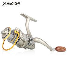 Load image into Gallery viewer, YUMOSHI Lightweight Metal 12BB LC1000-7000 Series 5.5:1 Spinning Fishing Reel Trolling Reel