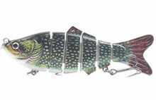 Load image into Gallery viewer, 10cm 16.5g Multi-section Lure With Ring Beads Simulation Luya Multi-section Lure Submerged Bionic 6-section Lure