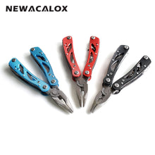 Load image into Gallery viewer, NEWACALOX Outdoor Multitool Pliers Repair Pocket Knife Fold Screwdriver set Hand Multi Tool Mini Folding Pocket Portable Fishing