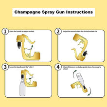 Load image into Gallery viewer, Champagne Wine Sprayer Pistol Beer Bottle Durable Spray gun Zinc Alloy Version stopper Ejector Pop it Kitchen Bar Tools