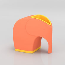 Load image into Gallery viewer, Elephant Multi-function Pumping Tissue Box Storage Box Roll Paper Remote Control Pen Case