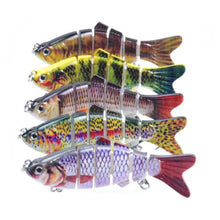 Load image into Gallery viewer, 10cm 16.5g Multi-section Lure With Ring Beads Simulation Luya Multi-section Lure Submerged Bionic 6-section Lure