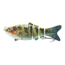 Load image into Gallery viewer, 10cm 16.5g Multi-section Lure With Ring Beads Simulation Luya Multi-section Lure Submerged Bionic 6-section Lure