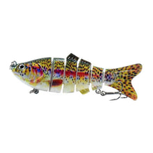 Load image into Gallery viewer, 10cm 16.5g Multi-section Lure With Ring Beads Simulation Luya Multi-section Lure Submerged Bionic 6-section Lure
