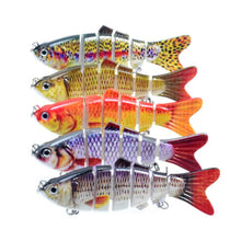 Load image into Gallery viewer, 10cm 16.5g Multi-section Lure With Ring Beads Simulation Luya Multi-section Lure Submerged Bionic 6-section Lure