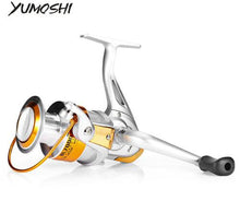 Load image into Gallery viewer, YUMOSHI 12BB 5.5:1 Lightweight Metal Spinning Fishing Reel
