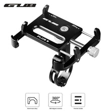 Load image into Gallery viewer, GUB PLUS 9 Aluminum Alloy Universal 360 Degree Rotatable Cell Phone Holder Bicycle Mount Handlebar for for 3.5-6.2in Phones
