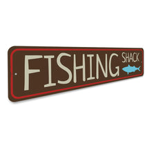 Load image into Gallery viewer, Fishing Shack Street Sign
