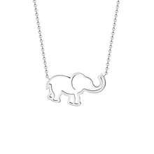 Load image into Gallery viewer, Fine Gold Chain Elephant Pendant Necklaces
