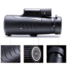 Load image into Gallery viewer, USCAMEL 8X42 Monocular Compact Hunting BAK7 Clear Vision for Bird Watching Waterproof Telescope HD (Black,Army green)
