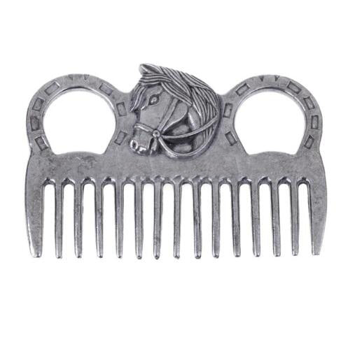Sturdy Stainless Steel Horse Pony Grooming Tool Comb