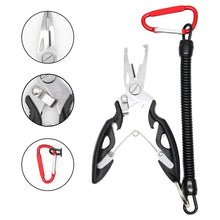 Load image into Gallery viewer, Anti-lost Fishing Pliers Stainless Steel Tools Fishing Line Pliers
