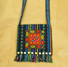 Load image into Gallery viewer, Unique Vintage Ethnic Shoulder Bag Embroidery Boho Hippie Tassel Tote Messenger
