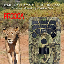 Load image into Gallery viewer, PR300A Wide Angle Infrared Night Vision Wildlife Trail Thermal Imager Video Hunting Camera 12MP 1080P 120 Degrees PIR Sensor
