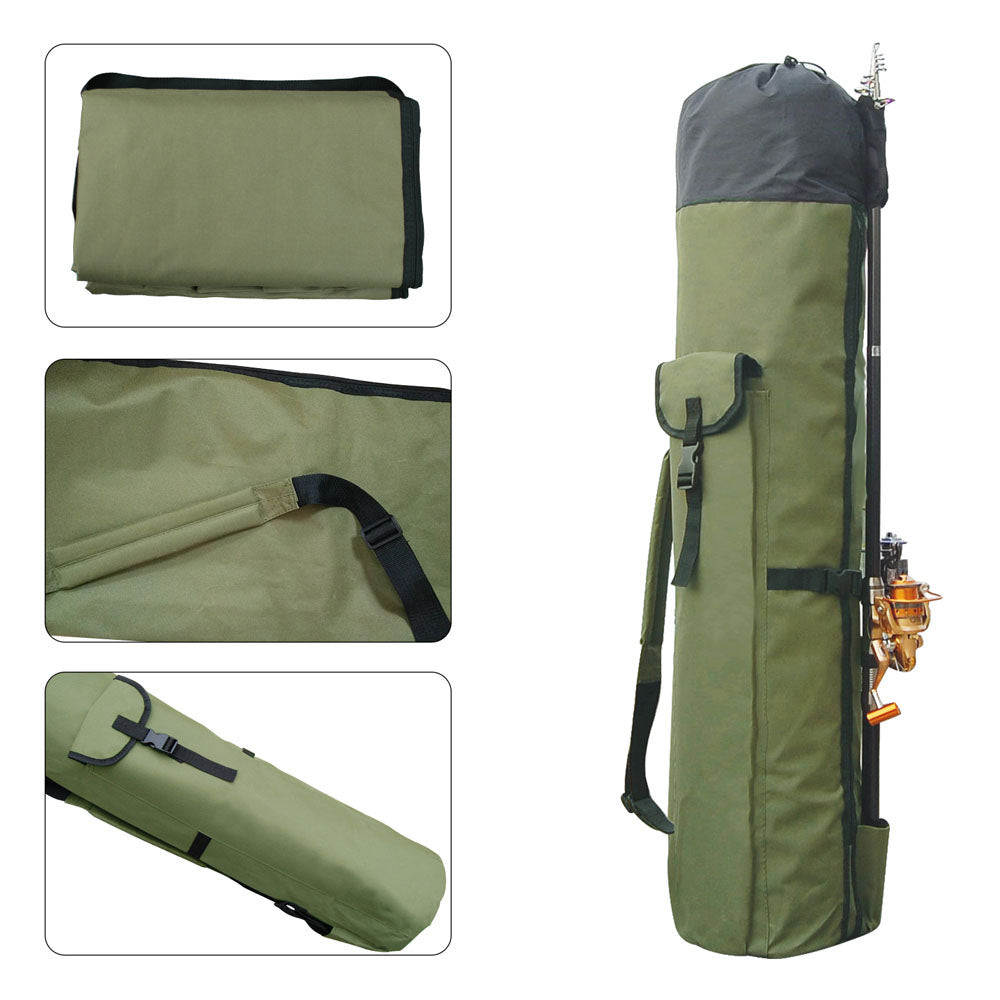 Fishing Portable Multifunction Nylon Fishing Bags Fishing Rod Bag Case Fishing Tackle Tools Storage Bag