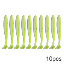 Load image into Gallery viewer, QXO 10pcs/Lot Soft Lures Silicone Bait 7cm 2g Goods For Fishing Sea Fishing Pva Swimbait Wobblers Artificial Tackle
