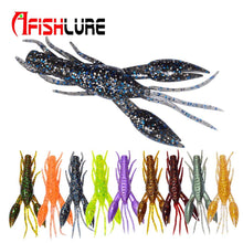 Load image into Gallery viewer, AFISHLURE 4pcs/lot  AR-14 hammer Crab clamp Shrimp 80mm 5.5g claw Bait artificial lure sauce green bait Swimbait Fake
