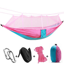 Load image into Gallery viewer, Ultralight Parachute Hammock Hunting Mosquito Net Double Person Sleeping Bed Drop-Shipping Outdoor Camping Portable Hammock

