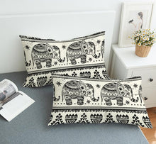 Load image into Gallery viewer, Bedding  Pillowcase Bohemian elephant 3D Print Pillow Case Pillow Bedding
