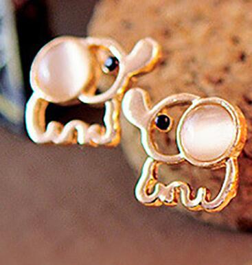 Cute Elephant Stud Earrings