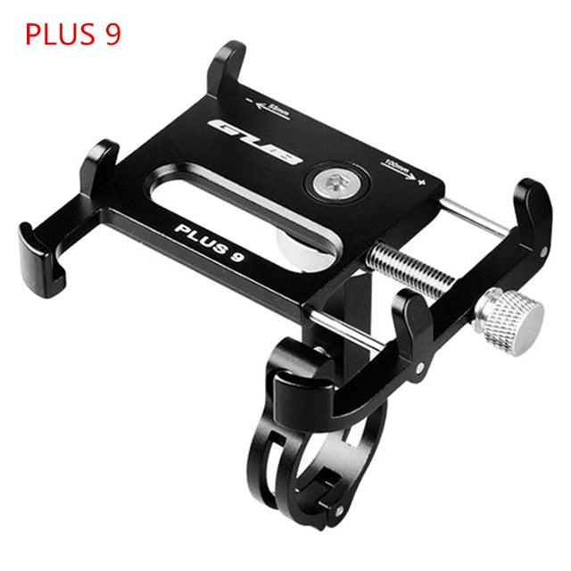 GUB PLUS 9 Aluminum Alloy Universal 360 Degree Rotatable Cell Phone Holder Bicycle Mount Handlebar for for 3.5-6.2in Phones