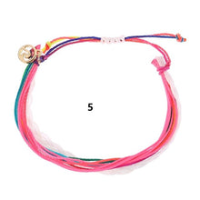 Load image into Gallery viewer, waterproof wax cord friendship bracelets Bohemian braided bracelet for teenagers wave summer fashion jewelry
