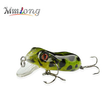 Load image into Gallery viewer, Mmlong 6.3cm Hard Frog Fishing lures Floating Minnow MR03-S Artifical Baits  Wobbler  Crank Bait  Pesca

