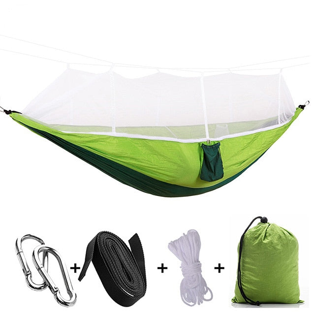 Ultralight Parachute Hammock Hunting Mosquito Net Double Person Sleeping Bed Drop-Shipping Outdoor Camping Portable Hammock