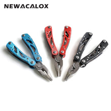 Load image into Gallery viewer, NEWACALOX Outdoor Multitool Pliers Repair Pocket Knife Fold Screwdriver set Hand Multi Tool Mini Folding Pocket Portable Fishing

