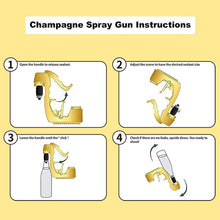 Load image into Gallery viewer, Champagne Wine Sprayer Pistol Beer Bottle Durable Spray gun Zinc Alloy Version stopper Ejector Pop it Kitchen Bar Tools
