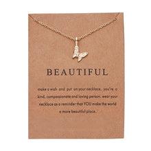 Load image into Gallery viewer, Fashion Elegant Animal Necklace Elephant Dragonfly Butterfly Flower Necklaces Vintage Necklace Pendant Charm Women Friend Gift
