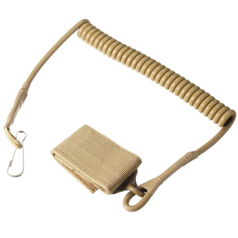 Molle Airsoft Coil Sling Military Elastic Belt Spring Strap