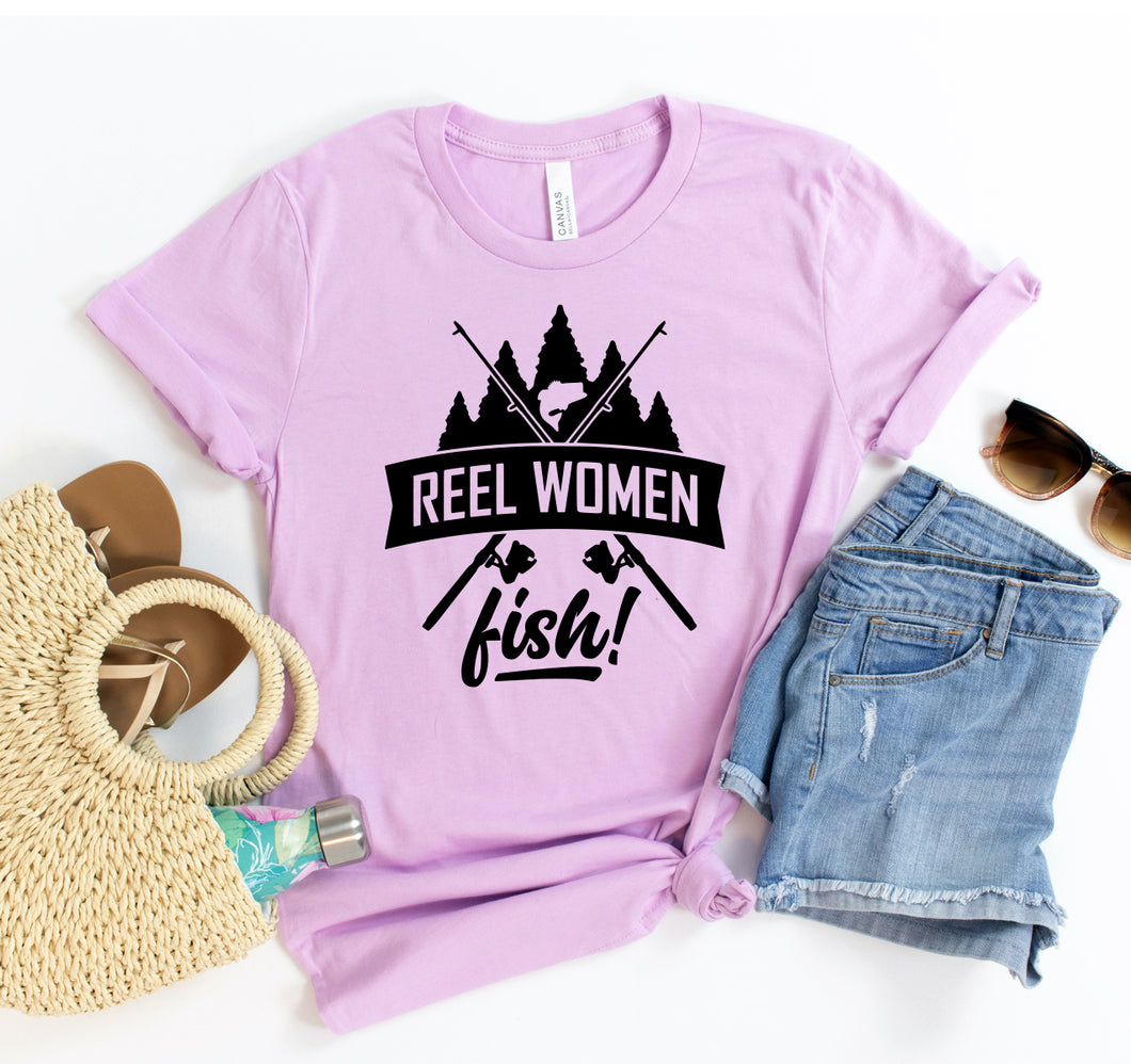 Reel Women Fish T-shirt