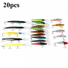 Load image into Gallery viewer, 56pcs/pack Mixed Fishing Lure Bait Set Wobbler Crankbaits Swimbait
